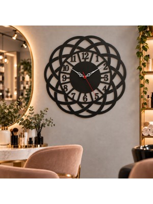 ReklamX 🕐 Dekoratif Mdf Duvar Saati – 30X30 cm