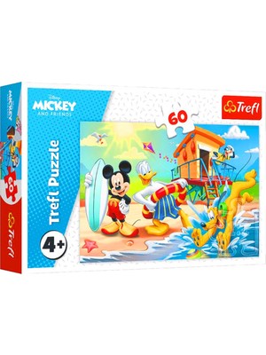 Trefl Disney Mickey Mouse ve Arkadaşları 60 Parça Çocuk Puzzle Yapboz 4+ Yaş 17359