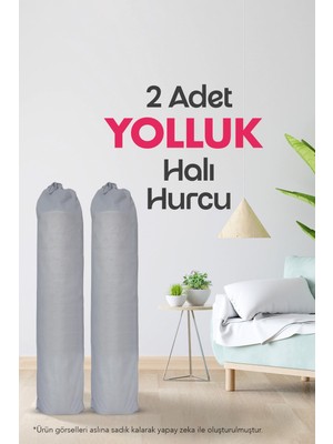 Kryon Halı Hurcu, Halı Saklama Kılıfı, Halı Organizeri (Gri, Yolluk Hurcu)