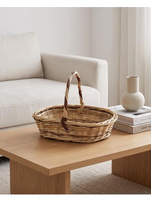 Dekoratif Söz, Nişan ve Kına Sepeti %100 El Yapımı - 30X20X8 cm TERRAVASE537482877, One Size