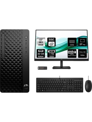 Kryon Prodesk 2 Tower G1I I5 14500 32GB Ram 1tb SSD 27" Fhd Freedos B6XX1ETPN906 Masaüstü Bilgisayar + Per4 USB