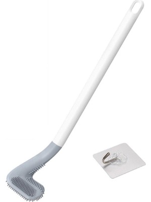 Kryon Indirimkap Golf Tasarımlı Silikon Banyo Tuvalet Klozet Temizleme Fırçası ve Tutucu Set