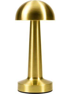 Kryon Lizbon 3 Işık Renkli Şarjlı Dim Edilebilir Masa Lambası Gold