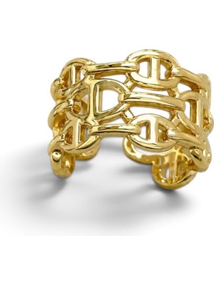 Nuva Atelier Riot Gold Yüzük