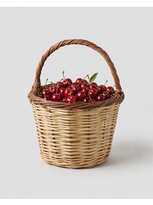 Kargılı Kiraz SEPETI-34X22CM TERRAVASE537462537, One Size