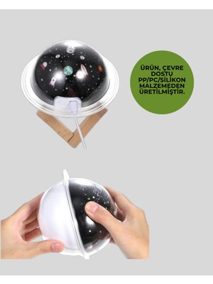Mabelme Store Gece Lambası Özellikli Taşınabilir Nemlendirici ve Aromaterapi Cihazı USB Girişli