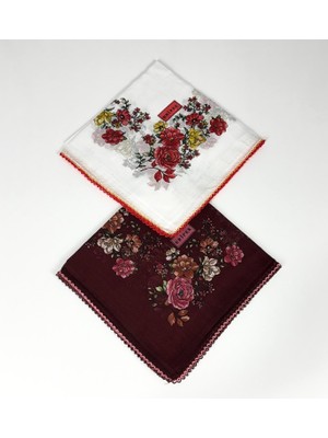 Eripek 2\'li Paket Oyalı % 100 Pamuk Tülbent 6805