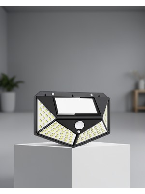 Astraltech Güneş Enerjili 100 LED Hareket Sensörlü Dış Mekan Lamba Xuczzzduvarlambası-1-1