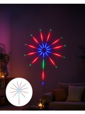 Astraltech Rgb LED Duvar Aydınlatması Yıldız Patlaması Tasarımı UCZZZDP226IŞIK-10-1