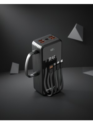 Astraltech 36000MAH Güç Bankası Dijital Ekranlı