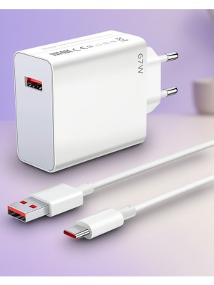 Astraltech 67W Hızlı Şarj Adaptörü ve Kablo Seti