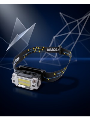 Astraltech Şarjlı LED Kafa Feneri XPE95LM Cob 120 Lm