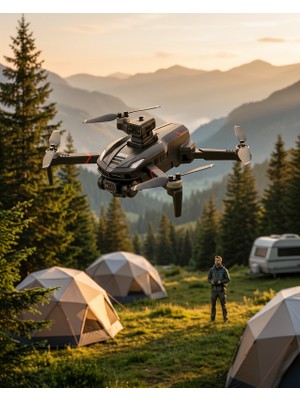 Astraltech Katlanabilir Çift Kamera Drone V168 HS321