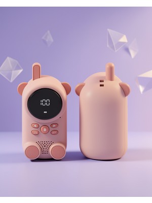 Astraltech LCD Ekranlı Çift Yönlü Bebek Telsizi 1-3 Km