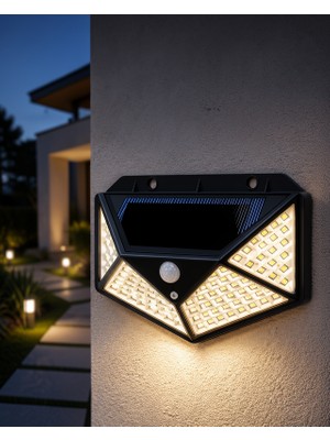 Astraltech Güneşli 100 LED Bahçe Lambası Xuczzzduvarlambası-2-1