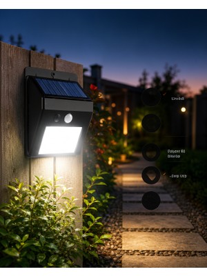 Astraltech Hareket Sensörlü Su Geçirmez LED Lamba 1200MAH