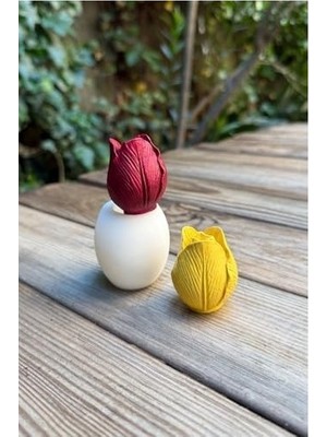 Mabelme Store Lale 3D Silikon Mum Kalıbı