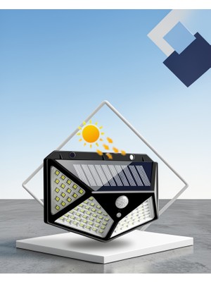 Astraltech Güneş Enerjili Bahçe Lambası 100 LED IP65 Su Geçirmez