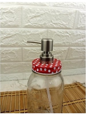 Mabelme Store Büyük Boy Cam Sıvı Sabunluk 800ML
