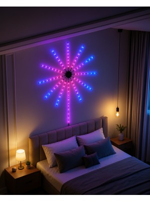 Astraltech Rgb Fireworks LED Duvar Lambası UCZZDP626IŞIK-2