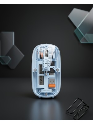 Astraltech Kablosuz Mouse Mavi 800-1600 Dpı