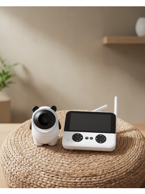 Astraltech Bebek Monitörü 720P Hd Ekran ve Gece Görüşü C5X