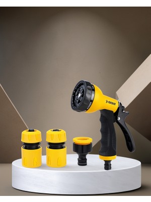 Astraltech 8 Modlu Bahçe Sulama Tabancası Ergonomik Tasarım