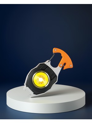 Astraltech Taşınabilir LED Işıklı Anahtarlık USB Şarjlı