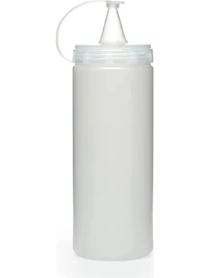 Belirtilmemiş Şeffaf Sos Şişesi  - 400 ml