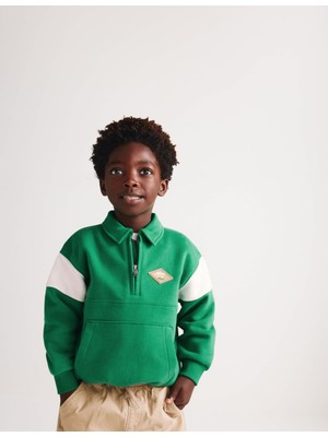 Marks & Spencer Yarım Fermuarlı Yakalı Sweatshirt