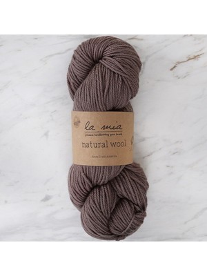La Mia Natural Wool Açık Kahverengi El Örgü Ipi - H5-33604