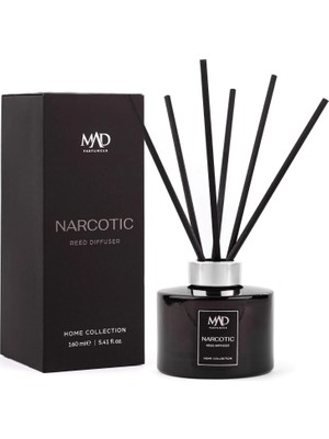 Narcotic Ortam Kokusu – Bergamot, Yasemin ve Misk ile Çiçeksi ve Meyveli-Bambu Çubuklu 160 ml