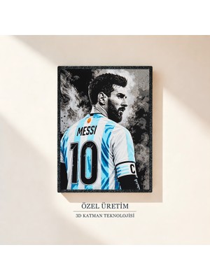 Saes Labs Messi 3D Tablo 15×20 cm