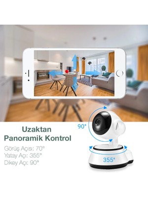 Mabelme Store Ally V380 1080P Hd Gece Görüşlü Hareket Sensörlü Wıfı Güvenlik KAMERASI-(5775)