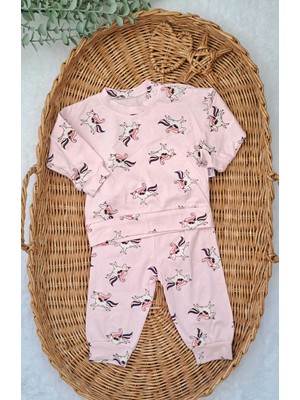 Masal Bebek %100 Pamuk At Baskılı 2’li Takım