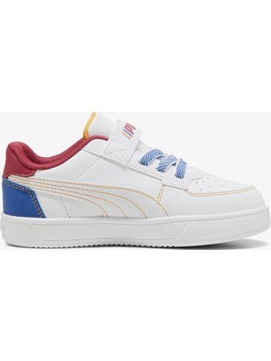 Puma Caven 2 0 Starblitzac+Ps Çocuk Beyaz Spor Ayakkabı.01