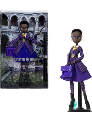 JDR71 Monster High Koleksiyon - Wednesday Bianca Bebek