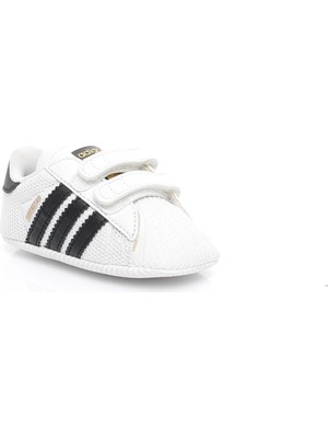 adidas Superstar Bebek Beyaz Spor Ayakkabı.-