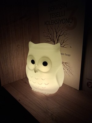 Ofis 3D Sevimli Baykuş Pilli Tealight Mum