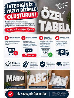 Uyar Strafor 20 cm Strafor Harf ve Rakamlar (Kendin Yap)