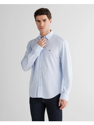 Gant Erkek Mavi Regular Fit Gömlek