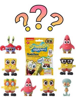 sbodurhome 20347 Sun-Itg-Clt-3d Figür Spongebob Buddıes Sürpriz Paket Sbob 36D