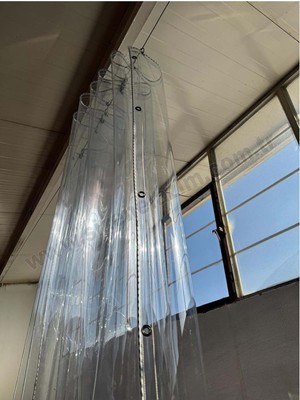 1m x 4m Şeffaf Balkon, Teras Perdesi ve Bağlantı Ekipmanları
