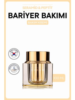 Dr. Pepti Intensive Cream - Seramid Np Huş Ağacı Suyu Niasinamid Içeren Yaşlanma ve Kırışıklık Karşıtı Nemlendirici Yüz Kremi 100 ml