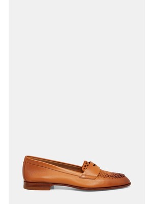 Santoni Santonı Taba Deri Ayakkabı