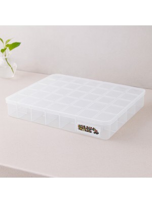 Burada Bulabilirsin Şeffaf Organizer Box 40 Bölmeli