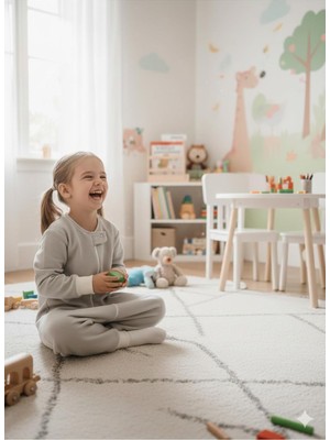 Uyku Tulumu, %100 Doğal Pamuk, Çift Kat Pazen Kumaş, Unisex, 1.0 Tog, 6-12 Ay, Ekru