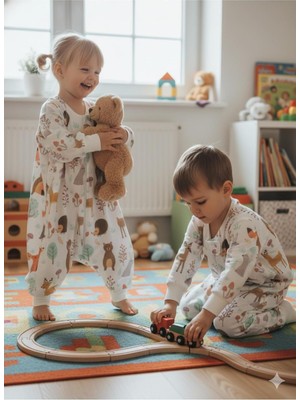 Kollu Uyku Tulumu, %100 Doğal Pamuk, Çift Kat Pazen, Unisex, 1.0 Tog, 6-12 Ay, Bej