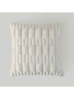 Linens Latrell Kırlent Kılıfı 45X45 cm Ekru