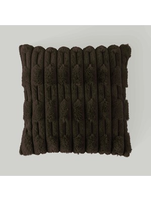 Linens Latrell Kırlent Kılıfı 45X45 cm Kahve
